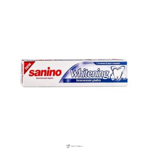 خمیردندان سفید کننده سانینو مدل Whitening حجم ۱۰۰ میل