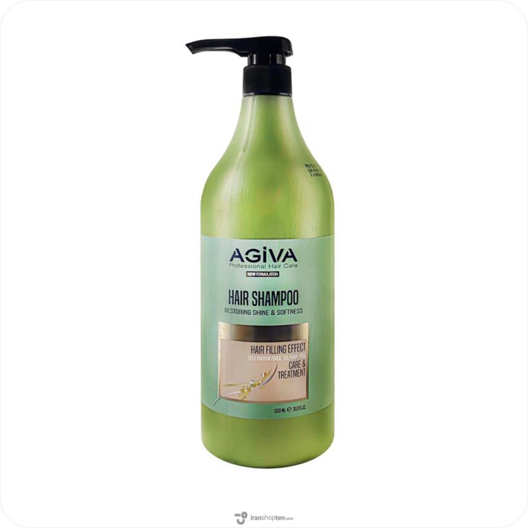 شامپو AGIVA آگیوا حجم دهنده مناسب موهای آسیب دیده و شکننده 1000 میل