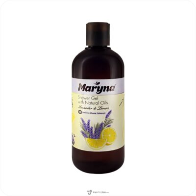 شامپو بدن مارینا maryna با رایحه اسطوخودوس و لیمو 500 میل