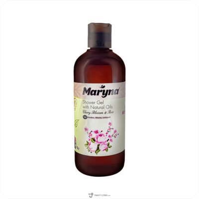 شامپو بدن مارینا maryna با رایحه شکوفه گیلاس و گل رز 500 میل