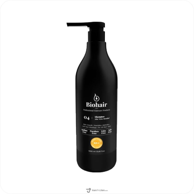 شامپو مو Biohair بدون سولفات تغذیه کننده و افزایش دهنده رشد مو مناسب انواع مو 1000 میل