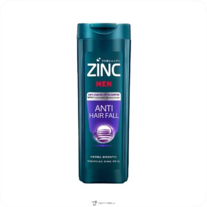 شامپو مو زینک zinc مردانه ضد ریزش مو مدل anti hair fall حجم 340 میل