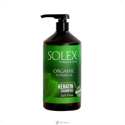 شامپو مو سولکس SOLEX کراتینه حاوی عصاره نعناع 1000 میل