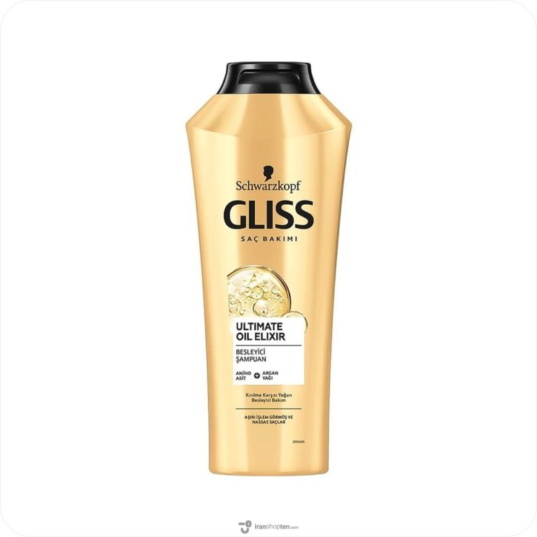 شامپو گلیس GLISS تغذیه کننده مو مناسب موهای حساس و آسیب دیده 500 میل