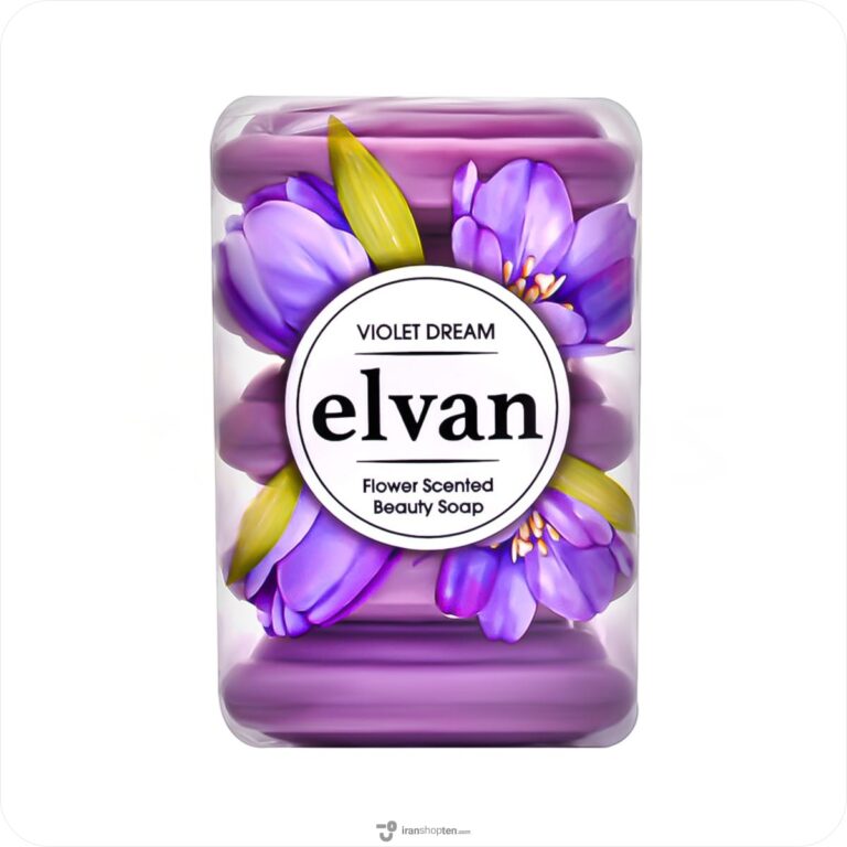 صابون الوان Elvan مدل Violet Dream بسته 5 عددی