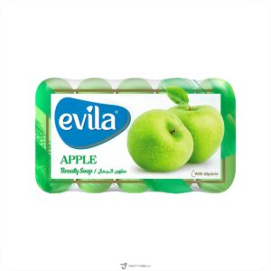 صابون اویلا EVILA رایحه سیب بسته 5 عددی وزن 275 گرم