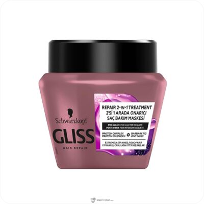 ماسک مو 2 در 1 گلیس مدل DEEP REPAIR ترمیم کننده مو 300 میل