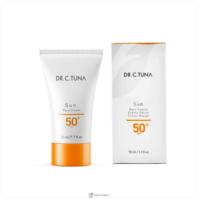 کرم ضد آفتاب +SPF50 فارماسی Dr.C.Tuna بی رنگ مناسب انواع پوست 50 میل